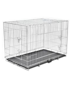 Cușcă pentru câini pliabilă, metal, xxl