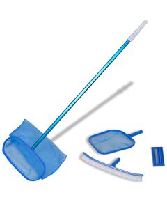 Set de curățare a piscinei 1 perie 2 skimmere 1 tub telescopic