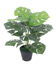 Plantă artificială monstera cu ghiveci, 45 cm, verde