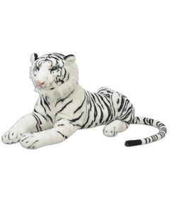 Tigru de jucărie din pluș, xxl, alb