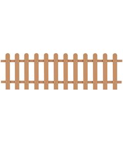 Gard din șipci, 200 x 60 cm, wpc