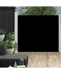 Copertină laterală retractabilă de terasă, negru, 100x300 cm