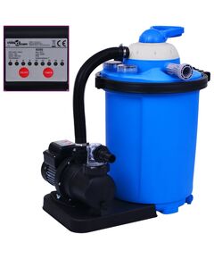 Pompă filtru cu nisip, cu temporizator, 550 w 50 l