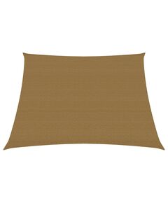 Pânză parasolar, gri taupe, 3/4x2 m, hdpe, 160 g/m²