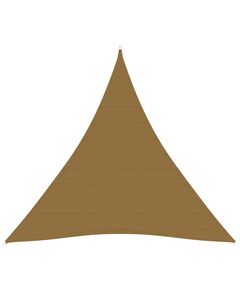 Pânză parasolar, gri taupe, 4,5x4,5x4,5 m, hdpe, 160 g/m²