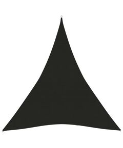 Pânză parasolar, negru, 4x5x5 m, hdpe, 160 g/m²