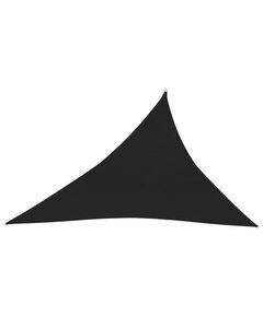 Pânză parasolar, negru, 4x5x6,8 m, hdpe, 160 g/m²