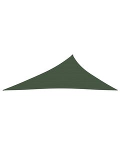 Pânză parasolar, verde închis, 4x5x6,8 m, hdpe, 160 g/m²