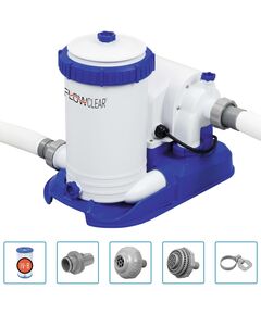 Bestway pompă de filtrare pentru piscină flowclear, 9463 l/h