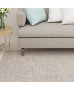 Covor din sisal natural, nisipiu, 80x300 cm