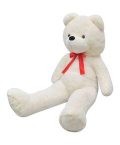 Ursuleț de pluș moale de jucărie xxl, alb, 160 cm