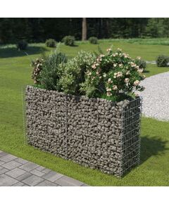 Strat înălțat gabion, 180 x 50 x 100 cm, oțel galvanizat