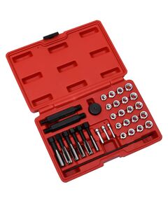 Set de scule reparare filete de bujii, 33 piese, m8 m10 m12