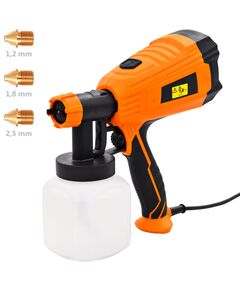 Pistol electric de vopsit cu duze în 3 dimensiuni 500 w 800 ml