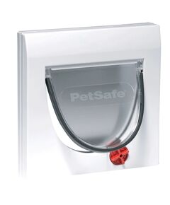 Petsafe clapetă manuală cu 4 căi pentru pisici & tunel classic 917 alb