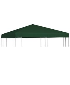 Acoperiș de pavilion, 310 g/m², verde, 3 x 3 m