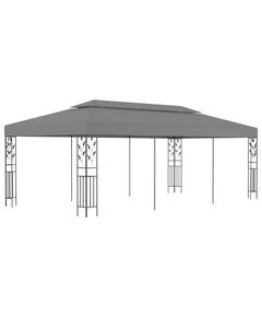 Pavilion, antracit, 3 x 6 m