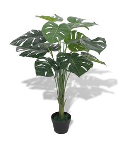 Plantă artificială monstera cu ghiveci 70 cm, verde