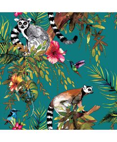 Dutch wallcoverings tapet model lemur, verde, 12402