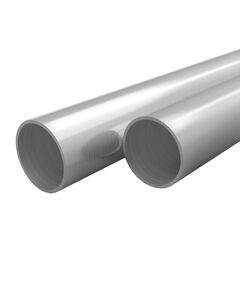 Tuburi din oțel inoxidabil 2 buc. Ø48x1,8mm rotund v2a 2m