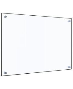 Panou antistropi bucătărie transparent 70x50 cm sticlă securiz.