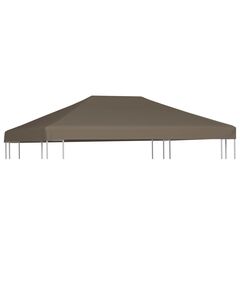 Acoperiș pentru pavilion, 3 x 3 m, gri taupe, 310 g/m²