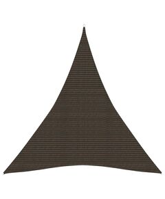 Pânză parasolar, maro, 3x4x4 m, hdpe, 160 g/m²