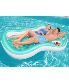 Bestway saltea piscină double designer lounge, 224x174 cm