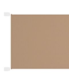 Copertină verticală, gri taupe, 180x360 cm, țesătură oxford