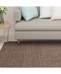 Covor din sisal natural, maro, 66x250 cm