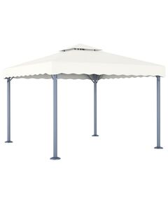 Pavilion, crem, 300 x 300 cm, aluminiu