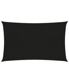 Pânză parasolar, negru, 2x4,5 m, hdpe, 160 g/m²