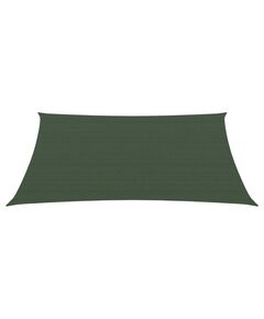 Pânză parasolar, verde închis, 3/4x3 m, hdpe, 160 g/m²