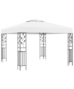 Pavilion de grădină, alb, 3 x 3 m, 180 g/m²