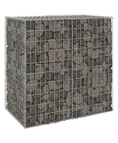 Perete gabion cu capace, 100 x 60 x 100 cm, oțel galvanizat