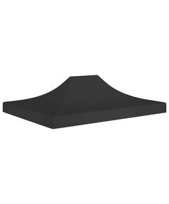 Acoperiș pentru cort de petrecere, negru, 4 x 3 m, 270 g/m²