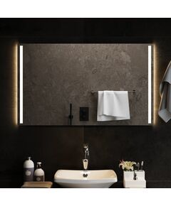 Oglindă de baie cu led, 100x60 cm