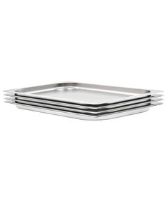 Recipiente gastronorm 4 buc. gn 1/1 20 mm oțel inoxidabil