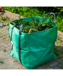 Nature sac de deșeuri pentru grădină, verde, 325 l, pătrat, 6072401