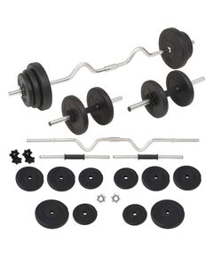 Set de haltere și gantere, 30 kg