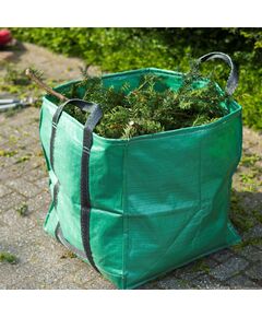 Nature sac de deșeuri pentru grădină, verde, 148 l, pătrat