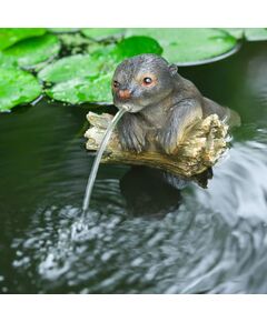 442057 ubbink floating spitter garden fountain otter