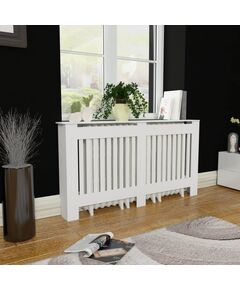 Mască de calorifer, dulap radiator, alb, 152 cm, mdf