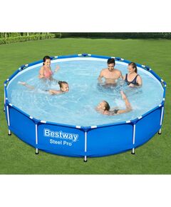 Bestway piscină cu cadru steel pro, 366 x 76 cm