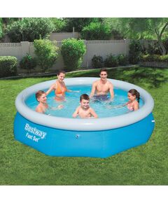 Bestway piscină gonflabilă fast set, 305 x 76 cm, rotundă, 57266