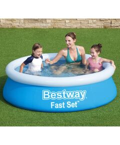 Bestway piscina gonflabilă fast set, albastru, 183x51 cm, rotundă