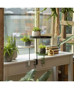 Esschert design tavă pentru plante cu clemă, verde, rotund, s