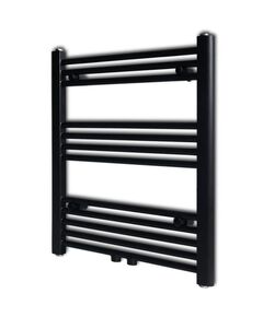 Radiator port-prosop încălzire centrală baie drept negru 600 x 764 mm