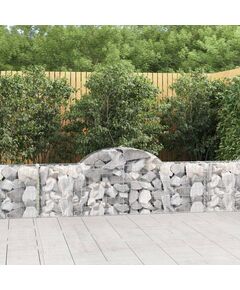 Coșuri gabion arcuite 5 buc, 200x30x60/80 cm, fier galvanizat