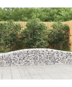 Coșuri gabion arcuite 8 buc, 400x50x40/60 cm, fier galvanizat